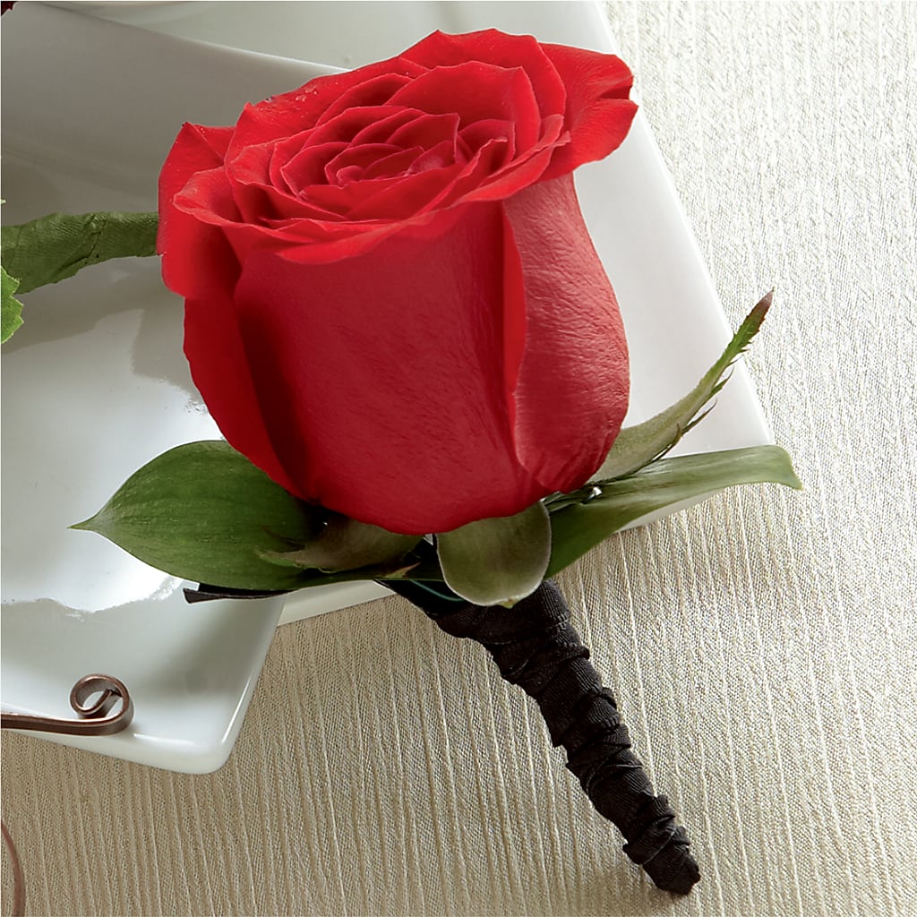 Red Rose Boutonniere – Love Blossoms Florist, Lexington NC