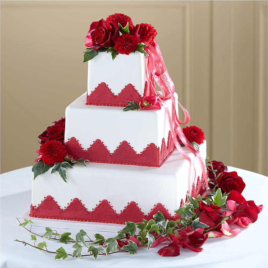 Forever Happiness Cake Decor – Love Blossoms Florist, Lexington NC