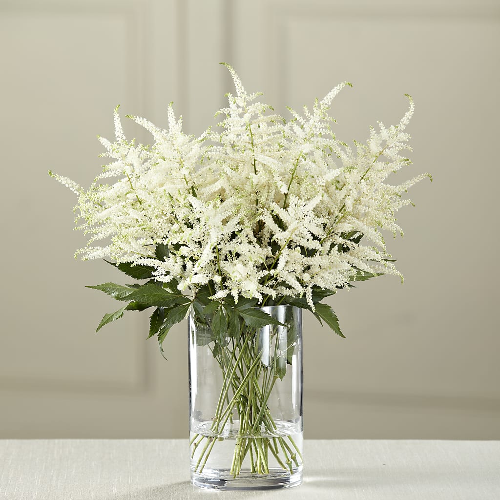 White Astilbe Bouquet – Love Blossoms Florist, Lexington NC