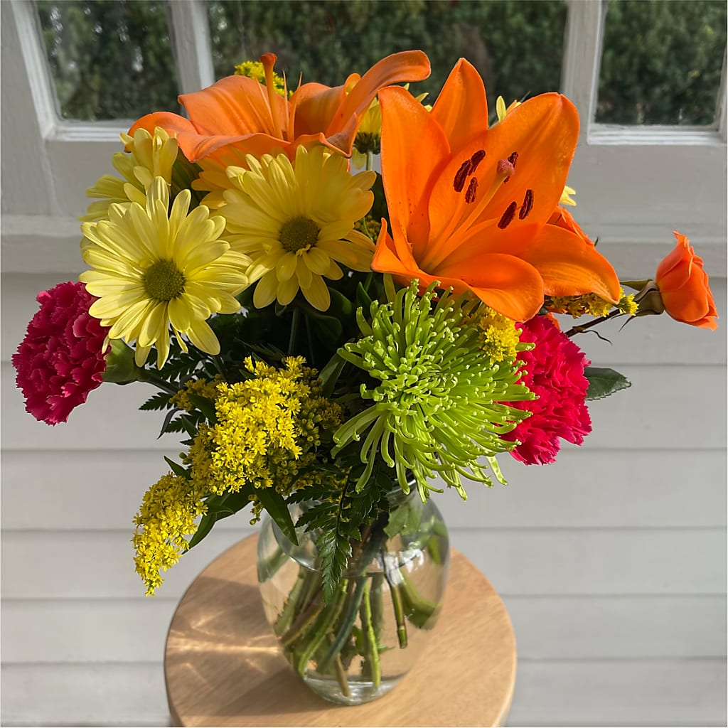 Bold & Bright – A Florist Original –  Love Blossoms Florist, Lexington NC