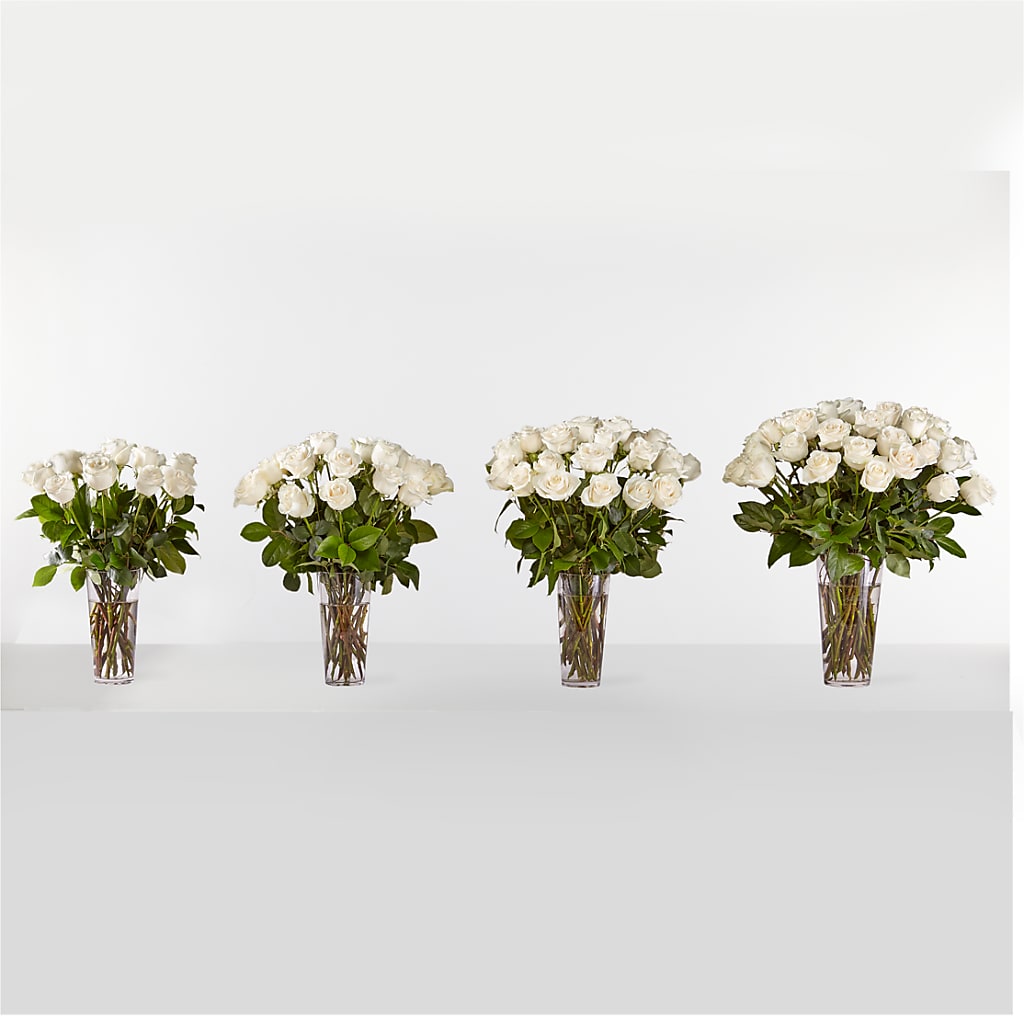 Long Stem White Rose Bouquet –  Love Blossoms Florist, Lexington NC