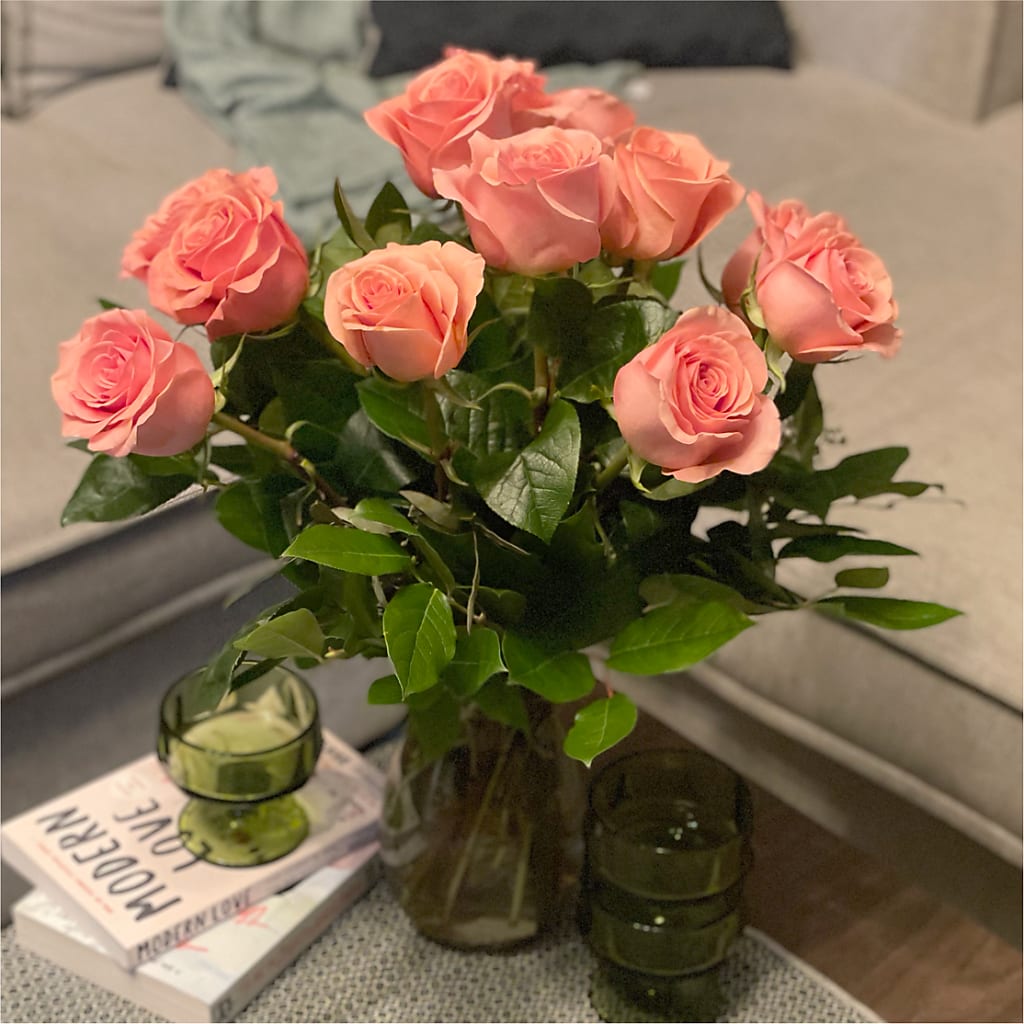 Long Stem Pink Rose Bouquet –  Love Blossoms Florist, Lexington NC