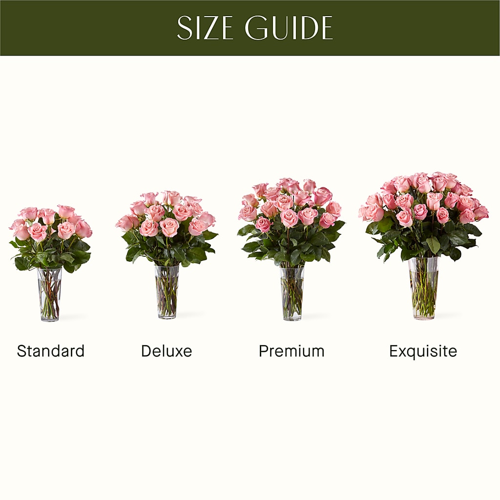 Long Stem Pink Rose Bouquet –  Love Blossoms Florist, Lexington NC