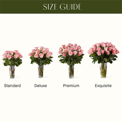 Long Stem Pink Rose Bouquet –  Love Blossoms Florist, Lexington NC