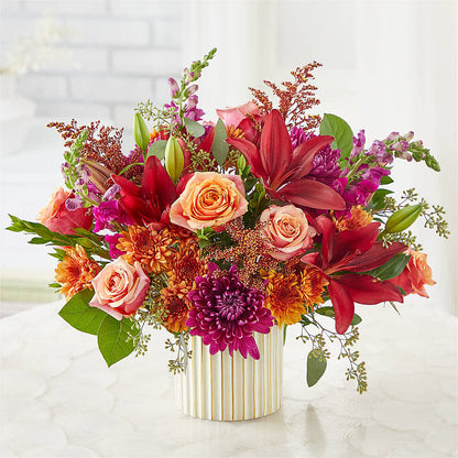 Burgundy Landscape Bouquet –  Love Blossoms Florist, Lexington NC