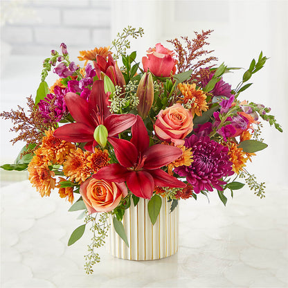 Burgundy Landscape Bouquet –  Love Blossoms Florist, Lexington NC
