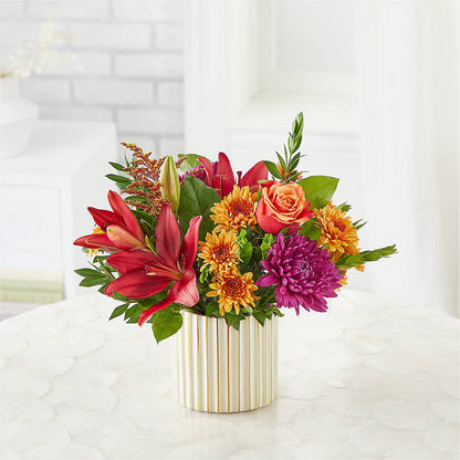 Burgundy Landscape Bouquet –  Love Blossoms Florist, Lexington NC