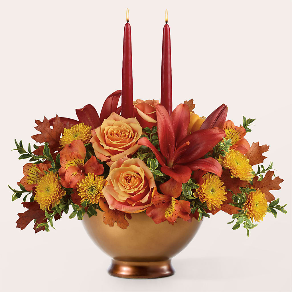 Harvest Table Centerpiece –  Love Blossoms Florist, Lexington NC