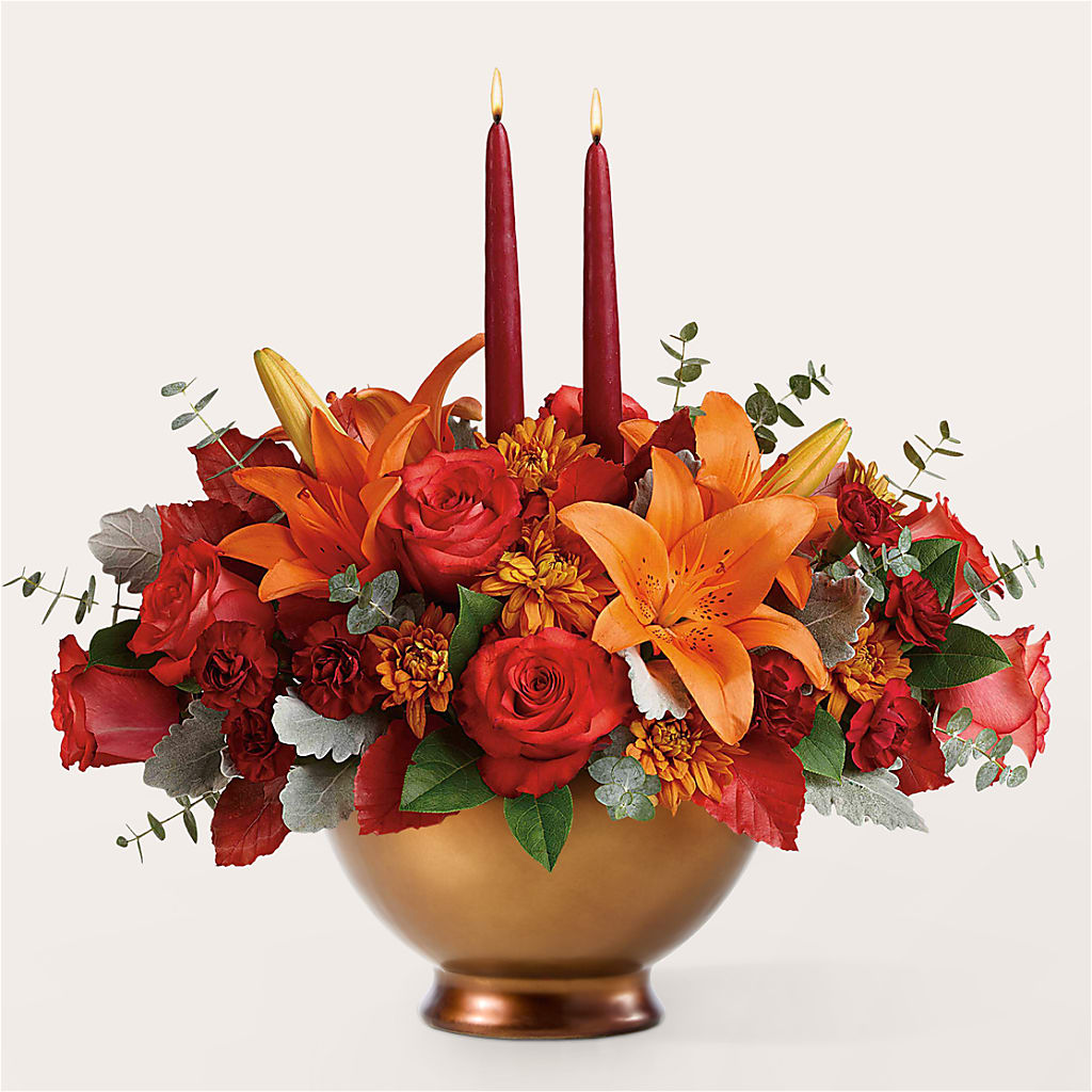 Fruits of Fall Centerpiece –  Love Blossoms Florist, Lexington NC