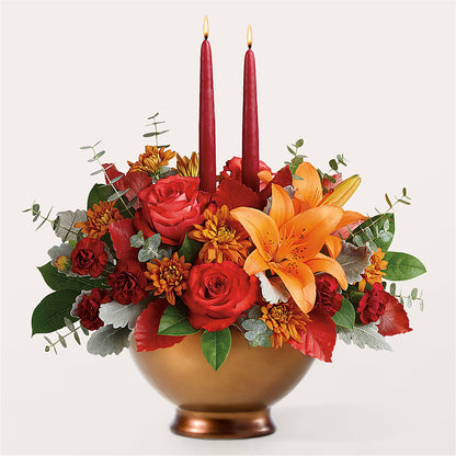 Fruits of Fall Centerpiece –  Love Blossoms Florist, Lexington NC