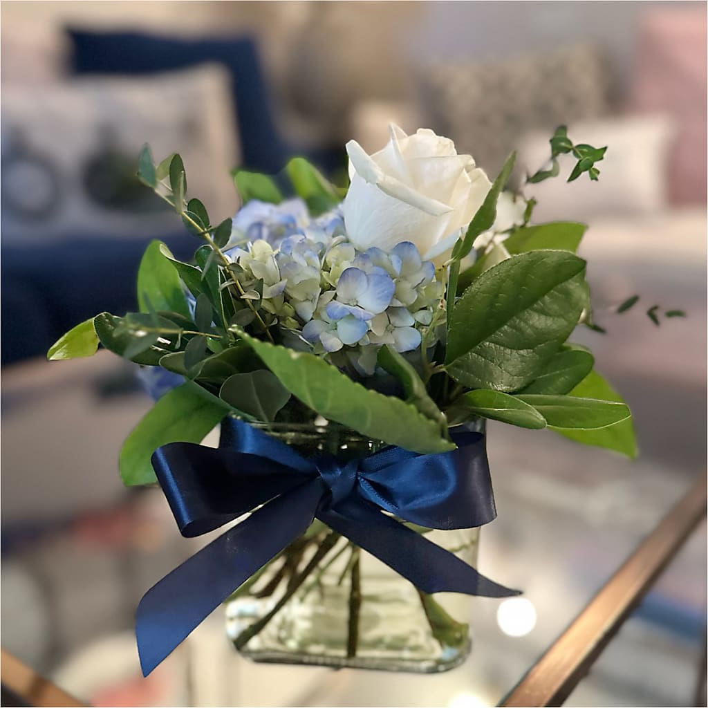 Sky Blue Delight Bouquet –  Love Blossoms Florist, Lexington NC