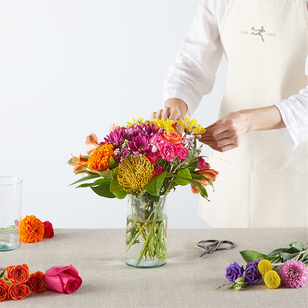 Feast of Color – A Florist Original –  Love Blossoms Florist, Lexington NC