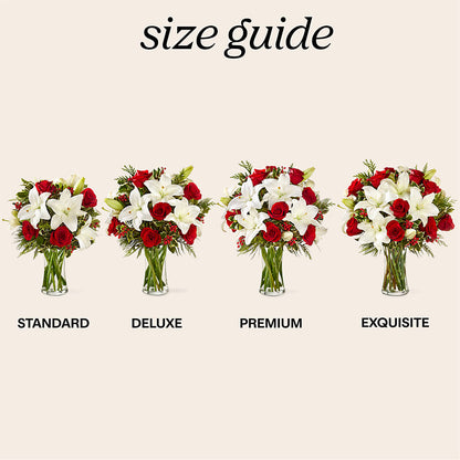 Sparkling Snowflakes Bouquet –  Love Blossoms Florist, Lexington NC
