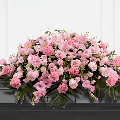 Garden of Comfort Casket Spray (Standard) –  Love Blossoms Florist, Lexington NC