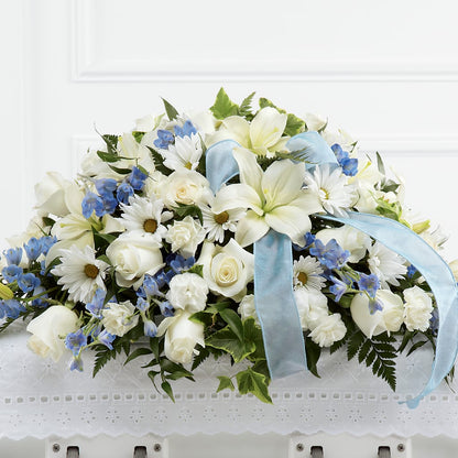 Tender Treasure Casket Spray –  Love Blossoms Florist, Lexington NC
