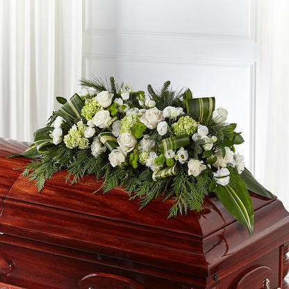 Hopeful Gesture Casket Spray –  Love Blossoms Florist, Lexington NC