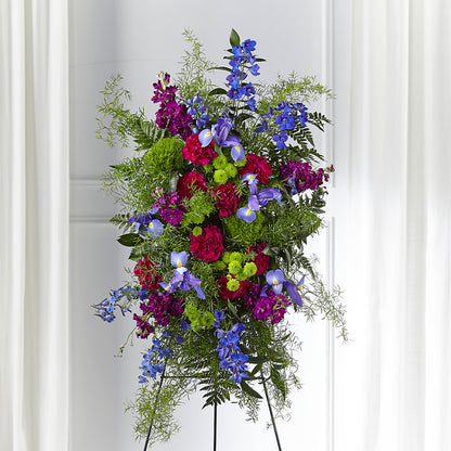 Heavenly Skies Standing Spray –  Love Blossoms Florist, Lexington NC