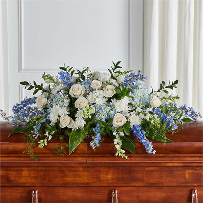 Timeless Essence Casket Spray –  Love Blossoms Florist, Lexington NC