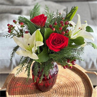 Evergreen Delight Bouquet –  Love Blossoms Florist, Lexington NC