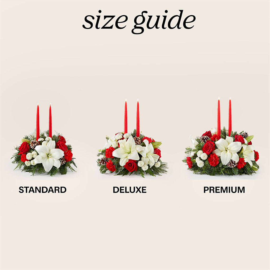Seasonal Festivities Centerpiece –  Love Blossoms Florist, Lexington NC