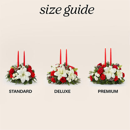 Seasonal Festivities Centerpiece –  Love Blossoms Florist, Lexington NC