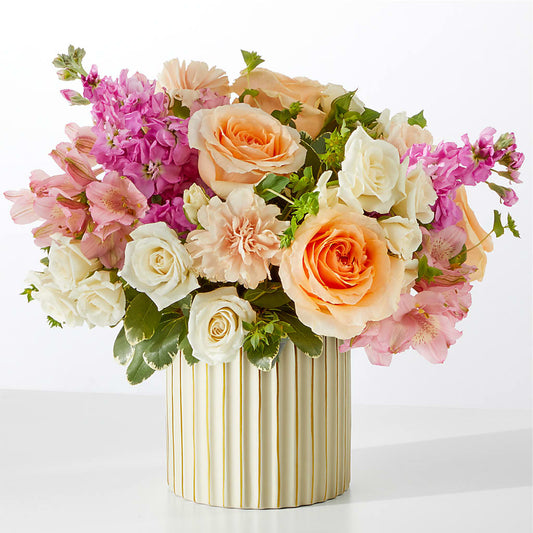 Paradise Bouquet with Ivory Vase –  Love Blossoms Florist, Lexington NC