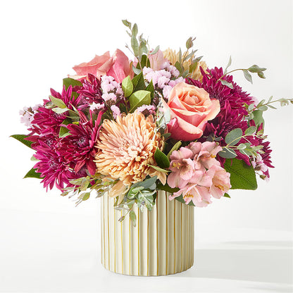 Berry Cobbler Bouquet with Ivory Vase –  Love Blossoms Florist, Lexington NC