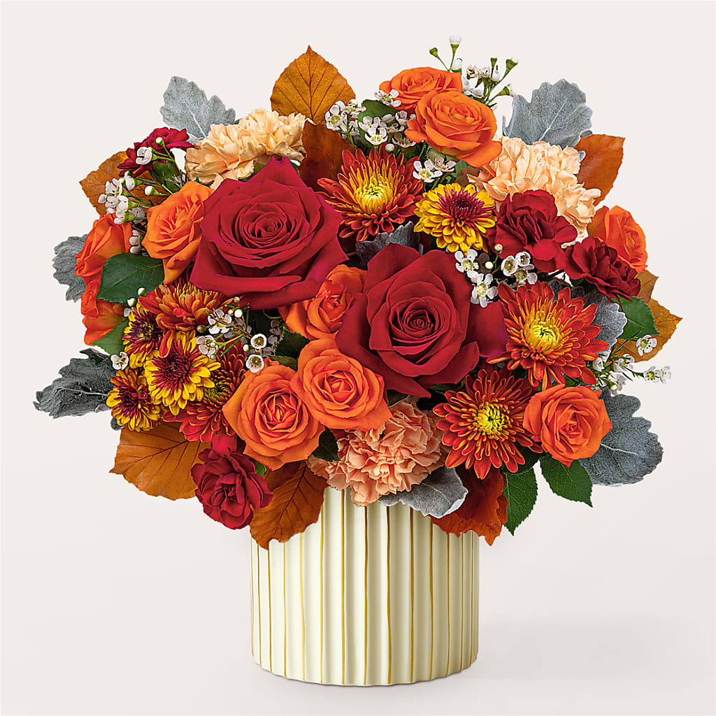 Merlot Bouquet with Ivory Vase –  Love Blossoms Florist, Lexington NC