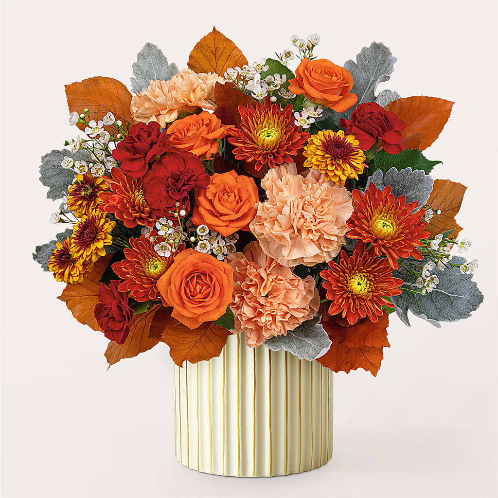 Merlot Bouquet with Ivory Vase –  Love Blossoms Florist, Lexington NC