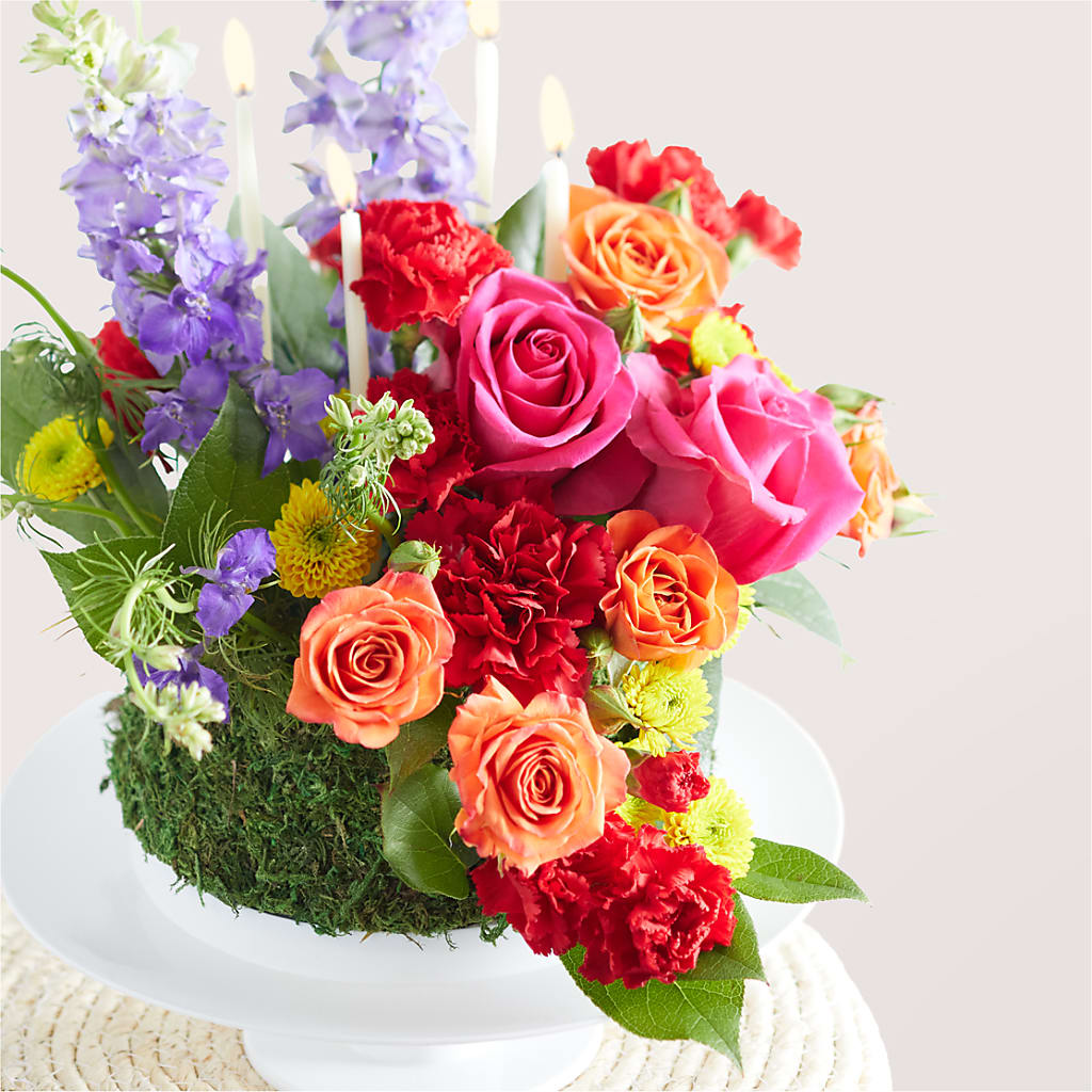 Best Year Yet Floral Cake –  Love Blossoms Florist, Lexington NC