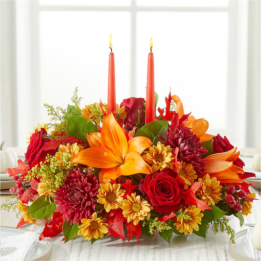 Autumn's Embrace Centerpiece –  Love Blossoms Florist, Lexington NC