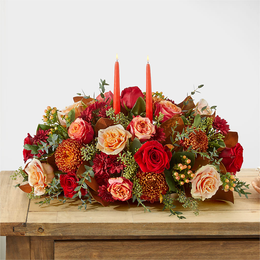 Gather Near Centerpiece –  Love Blossoms Florist, Lexington NC