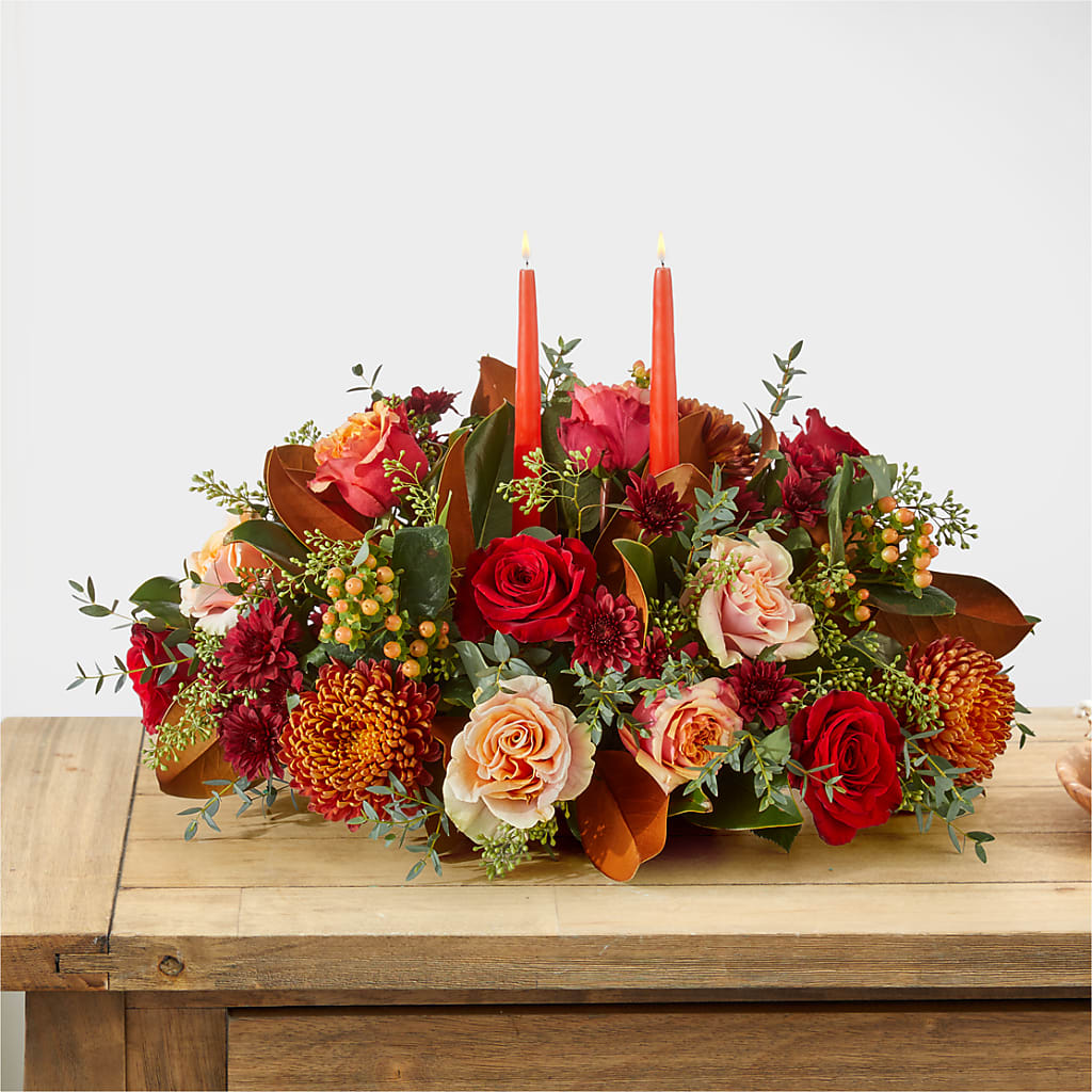 Gather Near Centerpiece –  Love Blossoms Florist, Lexington NC