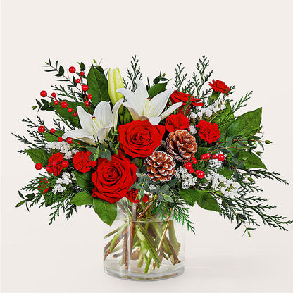 Best in Snow Bouquet –  Love Blossoms Florist, Lexington NC