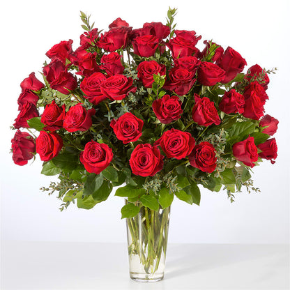Forever Yours Fifty Stem Red Rose Bouquet –  Love Blossoms Florist, Lexington NC