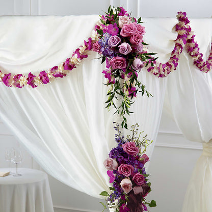 Color & Light Chuppah Decor –  Love Blossoms Florist, Lexington NC