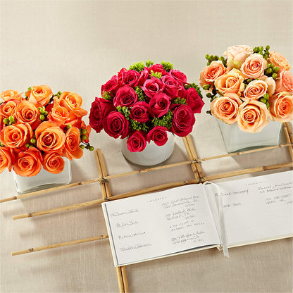 Dawn Rose Centerpiece –  Love Blossoms Florist, Lexington NC