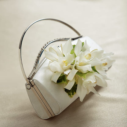 White Purse Decor –  Love Blossoms Florist, Lexington NC